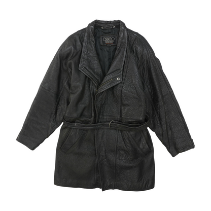 Vintage Black Solid Jacket