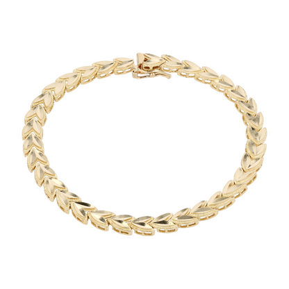 14K Yellow Gold Chain Bracelet