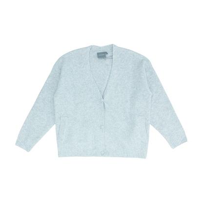 Gray Cardigan Sweater
