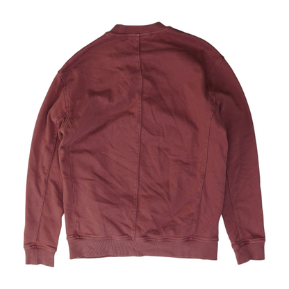 Mauve Solid Sweatshirt Pullover