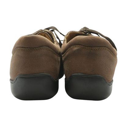 Brown Lace-Up Casual Shoes