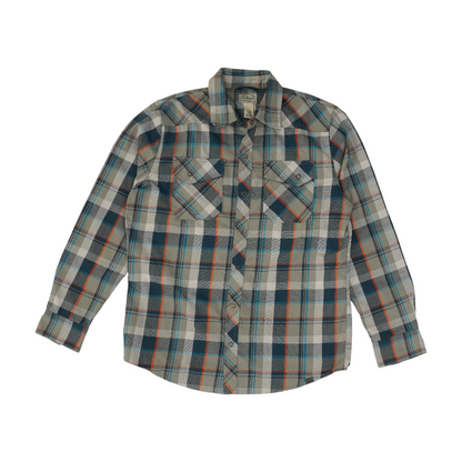 Multi Plaid Outdoor Button Down