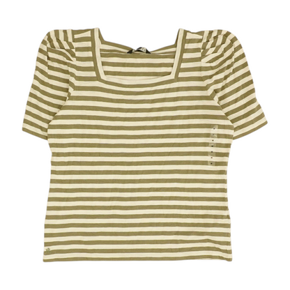 Green Striped Blouse