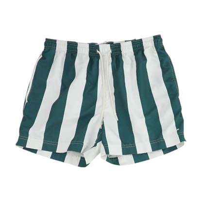Green Striped Swim Bottom