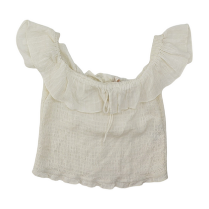 Ivory Cropped Blouse