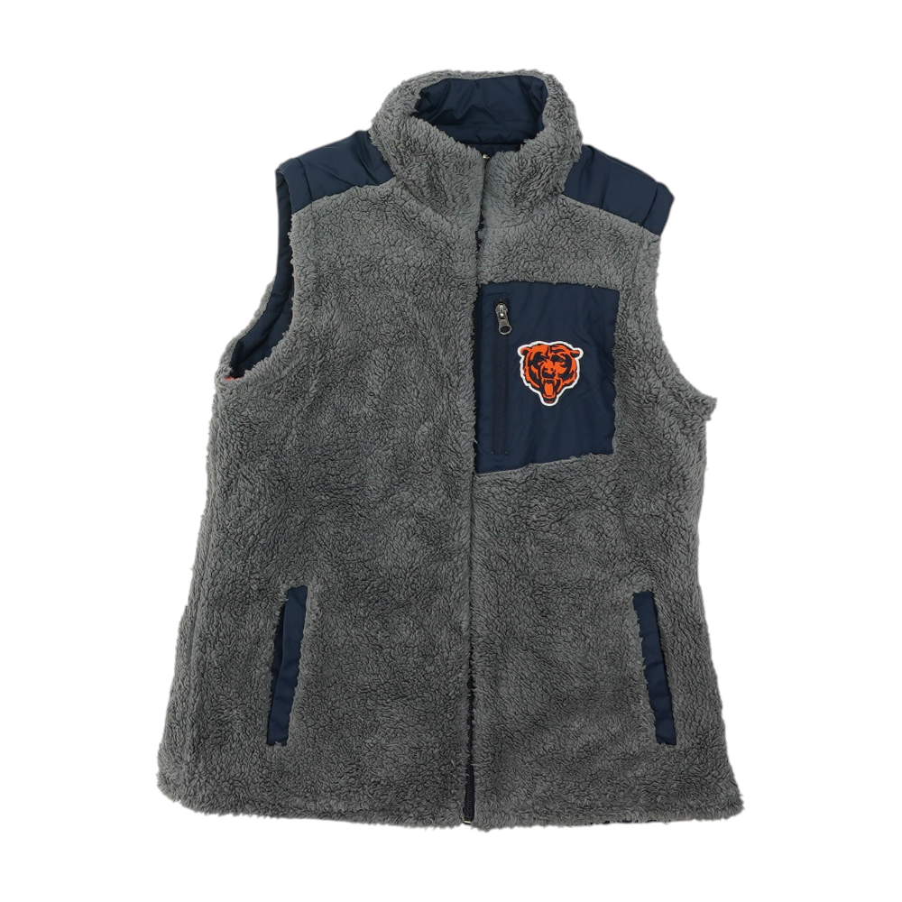Navy Chicago Bears Color Block Vest