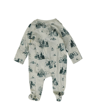 Ivory Graphic One-Piece