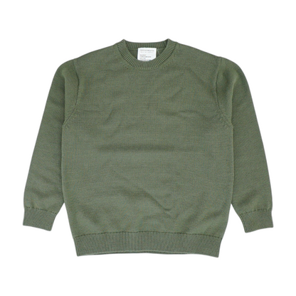 Green Solid Pullover Sweater