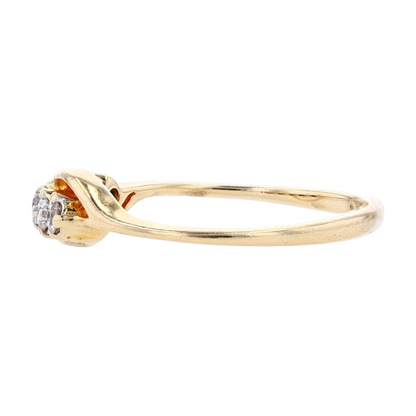 1/10 ctw 14K Yellow Gold Diamond Band Ring