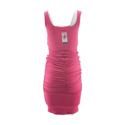 Pink Formal Midi Dress