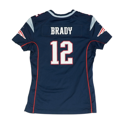 Boys' Navy New England Patriots Short Sleeve Jersey