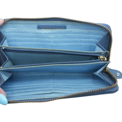 Blue Continental Wallet