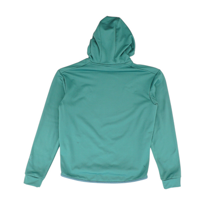Green Solid Hoodie Pullover