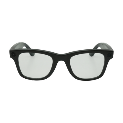 Black Wayfarer Smart Glasses