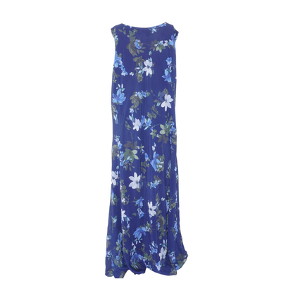 Navy Plus Floral Maxi Dress