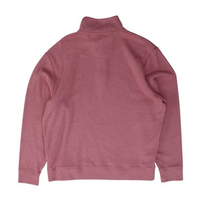 Pink Solid 1/4 Zip Pullover