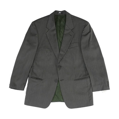 Vintage Gray Striped Sport Coat