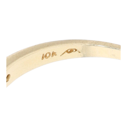1/4 ctw 10K Yellow Gold Diamond Band Ring