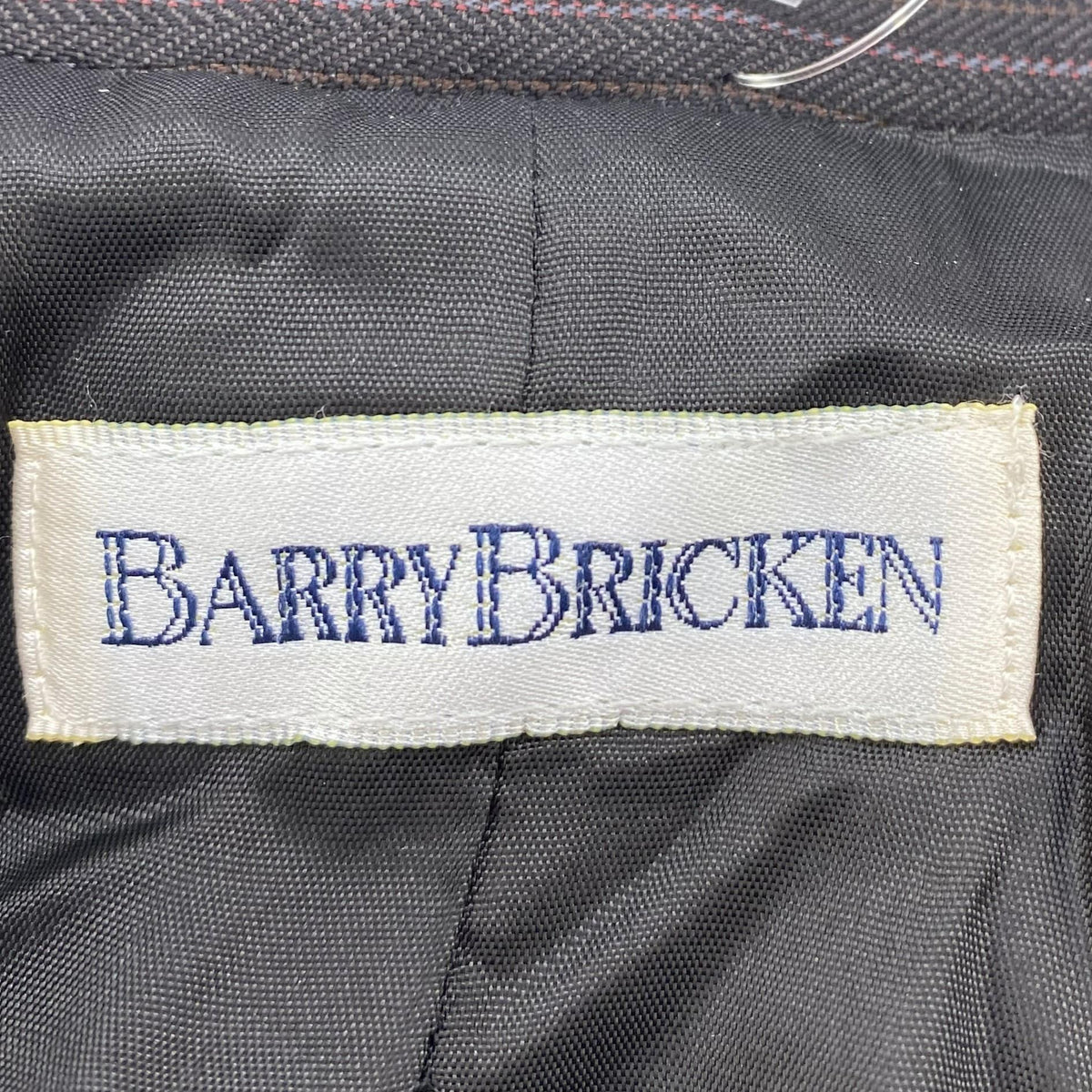 Barry Bricken Vintage Black Striped Blazer – Image 3