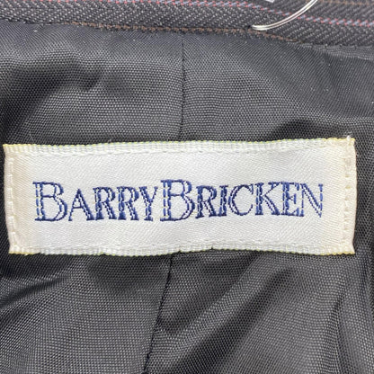 Barry Bricken Vintage Black Striped Blazer – Image 3