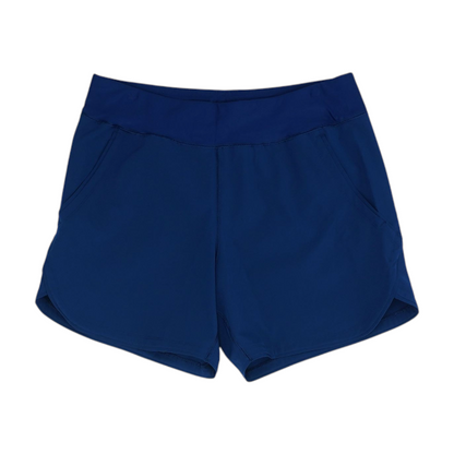 Navy Solid Active Shorts