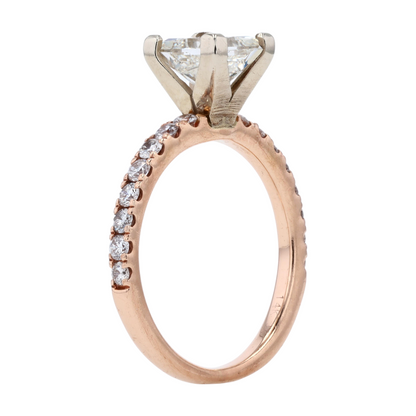 1 3/8 ctw 14K Two-Tone Gold Diamond Engagement Ring