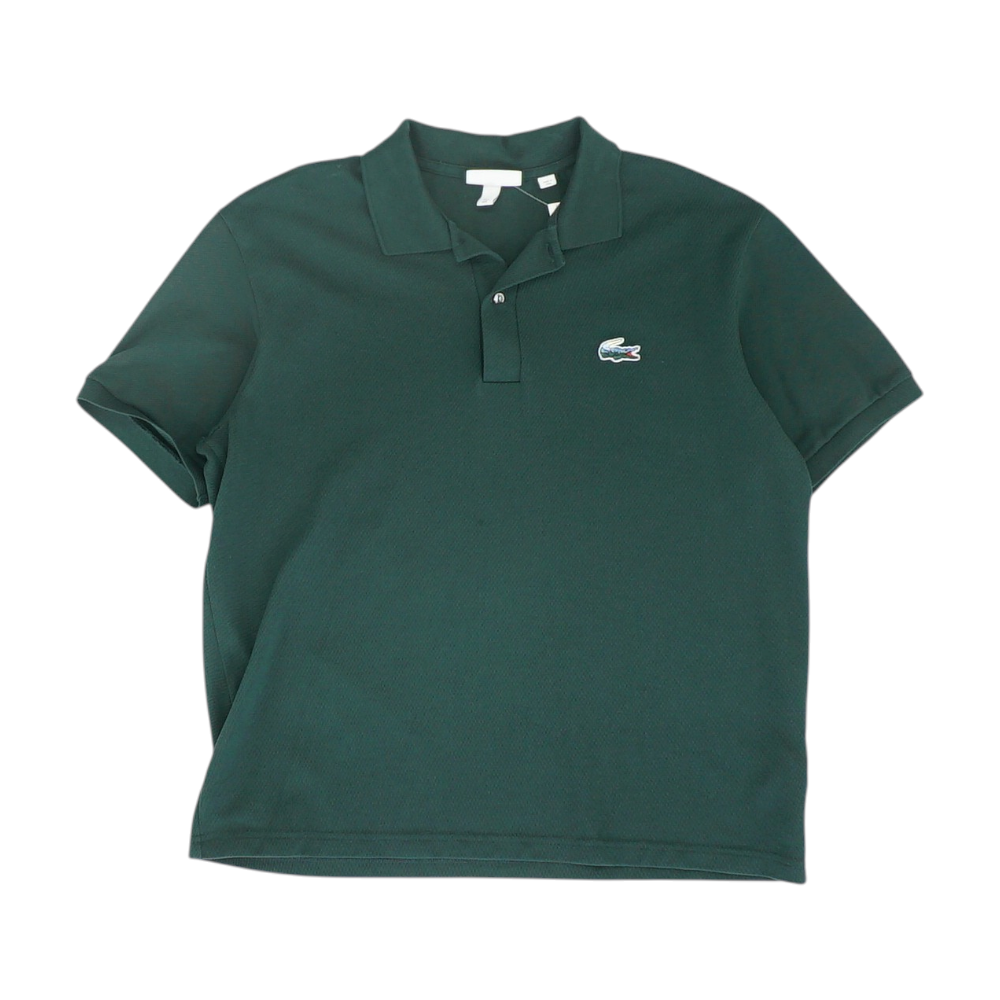 Green Solid Short Sleeve Polo