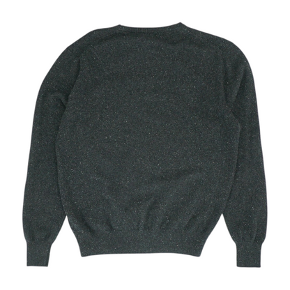 Gray Solid Pullover Sweater