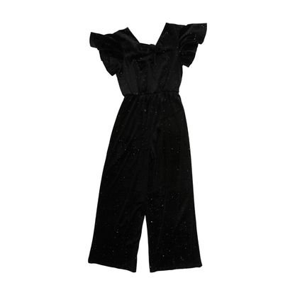 Black Short Sleeve One-Piece