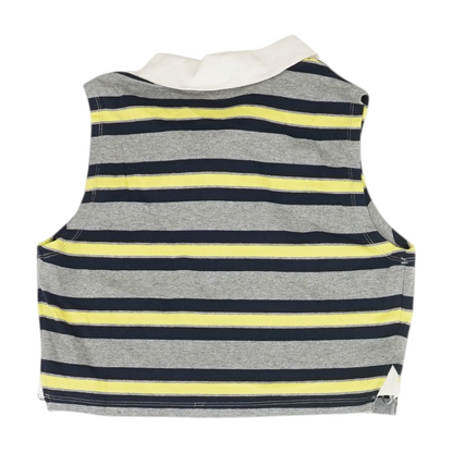 Gray Striped Blouse