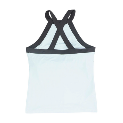 White Color Block Active T-Shirt