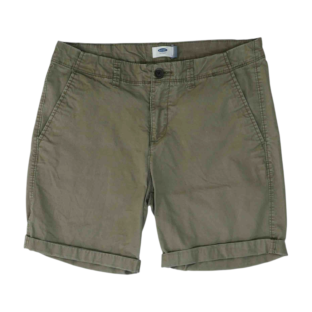 Brown Solid Chino / Khaki Shorts