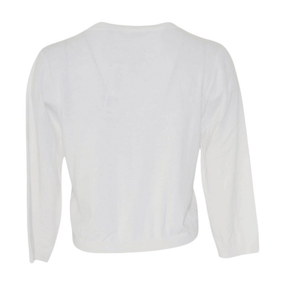 White Cardigan Sweater