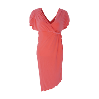 Coral Midi Dress