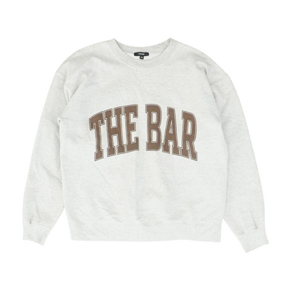 Gray Solid Sweatshirt Pullover