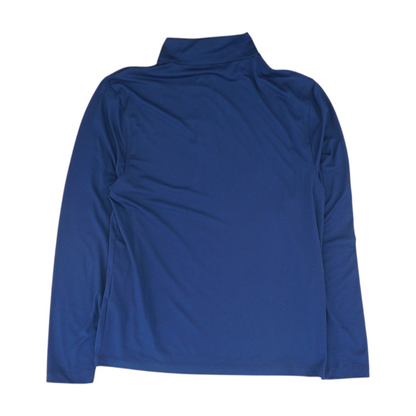 Navy Solid 1/4 Zip Pullover