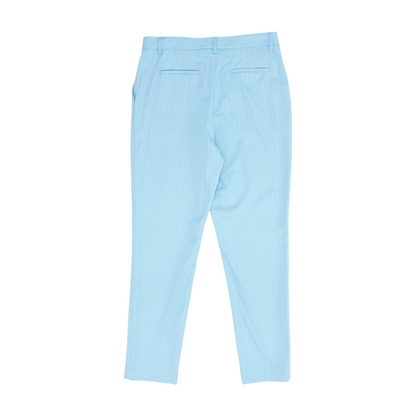 Blue Striped Regular Pants
