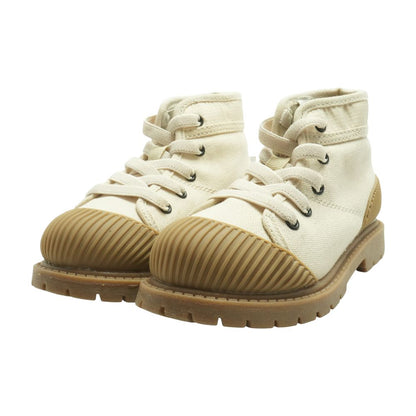 Beige Textile Toddler Shoes