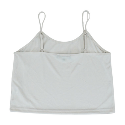 Beige Solid Pajama Top