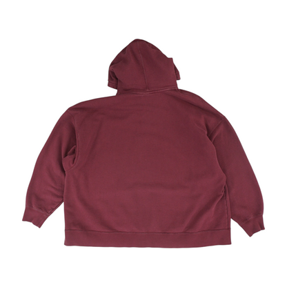 Maroon Solid Hoodie Pullover
