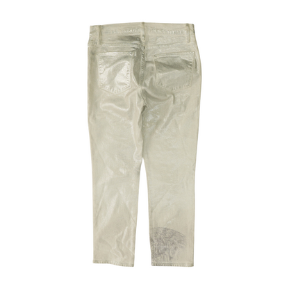 White Straight Pants