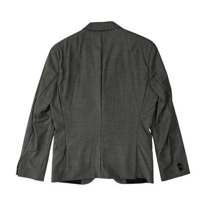 Gray Short Chevron Sport Coat