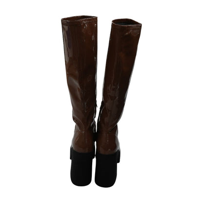 Tan Knee High Boots