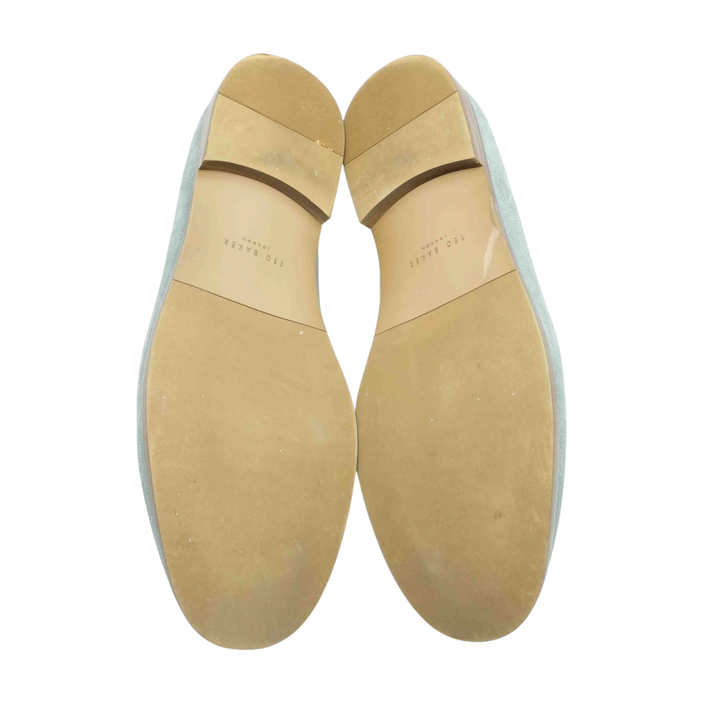 Blue Slip-On Dress Shoes