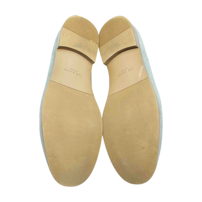 Blue Slip-On Dress Shoes