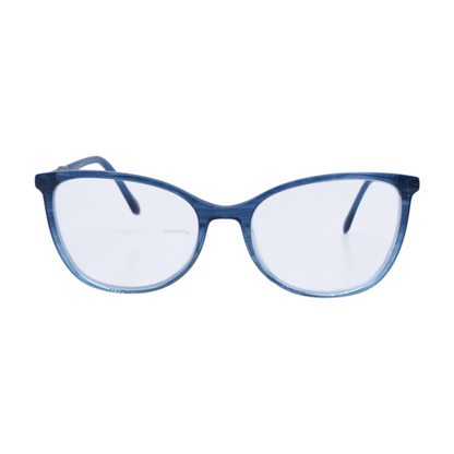 Badgley Mischka Blue Rennie Cat Eye Prescription Eyewear – Image 2
