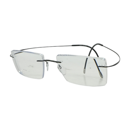 Black 5515 Rectangle Prescription Eyewear