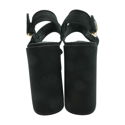Black Block Heels