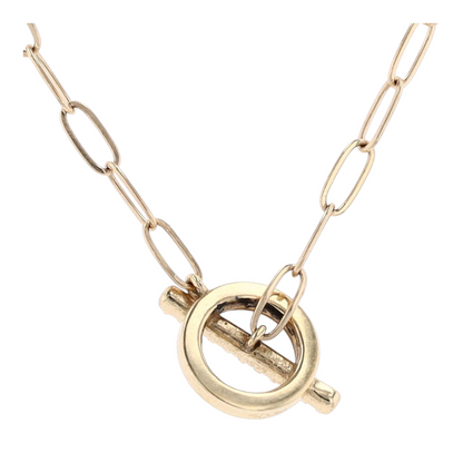14K Yellow Gold Diamond Pendant Necklace