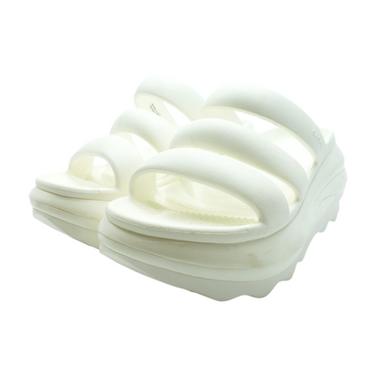 White Wedged Sandals